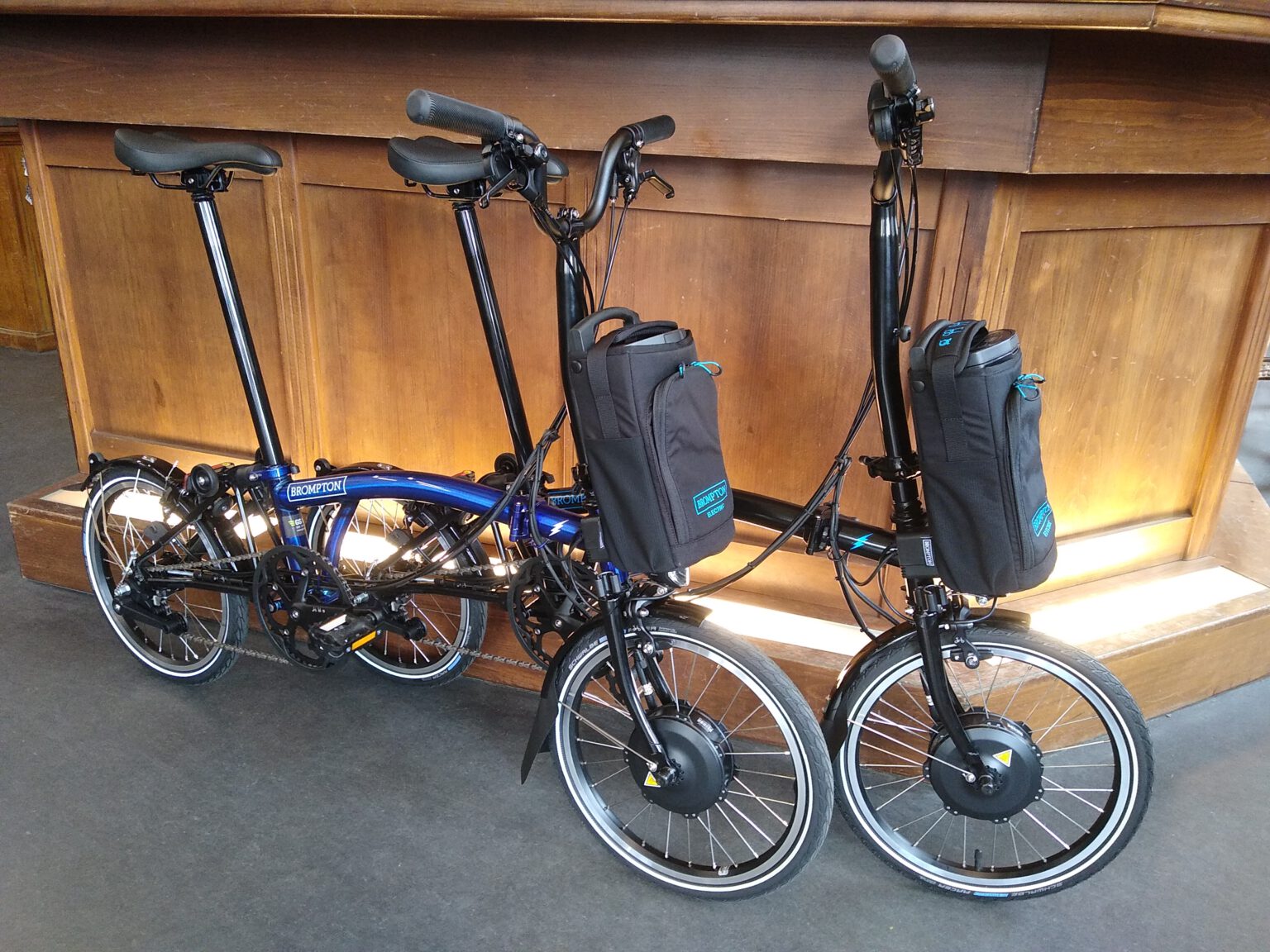 neue Brompton Electric Demo Bikes eingetroffen GS Velo